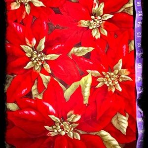 Poinsettia yard flag